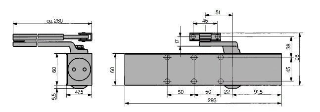 Door Closer Dorma Ts 83 Without Arm Lukuexpert