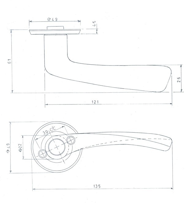Cad drawings and architectural specifications for engineering of automatic sliding door pr Door Handles Drawings