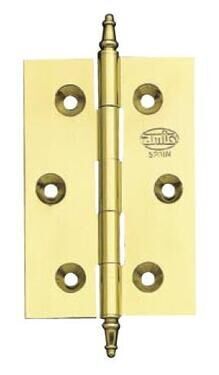 BRASS HINGE AMIG 1003 50x40x2 (polished, varnished)