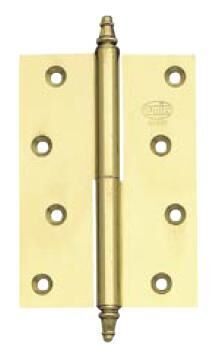 BRASS HINGE AMIG 1007 100x70x3 RIGHT (polished, varnished)