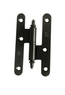 HINGE AMIG 408 80x41x2 BLACK EPOXY LEFT