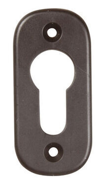 ESCUTCHEON IB 735N PLASTIC (for narrow stile doors, 1 pc)