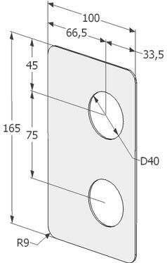 KÜLJEKATTEPLAAT ABLOY 4190 RT LAI