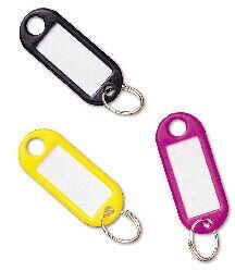 PLASTIC KEY TAG JMA YELLOW