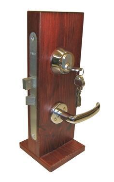 MORTISE LOCKSET SCAN OTTO CHROME PLATED