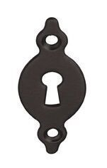 ESCUTCHEON AMIG 11 67x26x1,5mm MATT BLACK EPOXY