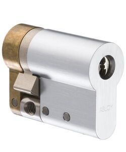 EURO PROFILE HALF CYLINDER ABLOY CY321U NOVEL CHROME (10-31)