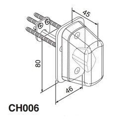 CYLINDER COVER ABLOY CH 006 6428