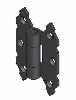 HINGE AMIG 9010 90x60x3 BLACK