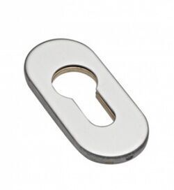 ESCUTCHEON HEAD PZ SS FOR NARROW STILE DOOR (pair)