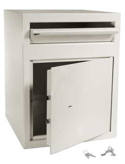 DEPOSIT SAFE 60x46x46cm OPENING WITH KEY (2 keys included)