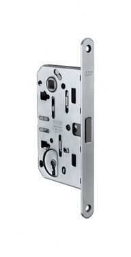 MAGNETIC DOOR LOCK AGB 4101 90/35mm SATIN CHROME PLATED