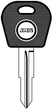 DAEWOO CAR KEY BLANK WITH IMMOBILIZER CHIP HOLE