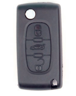 CITROEN CAR KEYSHELL (WITHOUT ELECTRONICS)