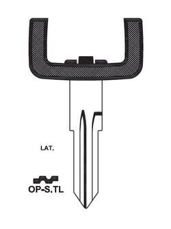 OPEL CAR KEY BLANK BLADE