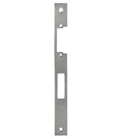 Striking plates for metal frame doors E-opener 9319, stainless steel