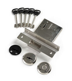 HIGH SECURITY LOCK AN428 CHROME FINISH (5 keys)