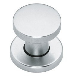 DOOR KNOB ALUX 7071 SILVER (one-sided, 100mm bolt, up to 80mm doors)