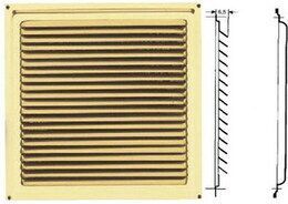 VENT AMIG BRASS 150x150mm