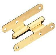 HINGE AMIG 2 95x52x2 BRASS PLATED LEFT