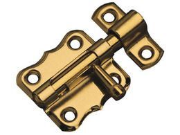 BARREL BOLT AMIG  384/35 BRASS PLATED VARNISHED