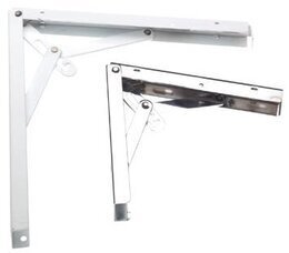 FOLDING SHELF BRACKET AMIG 8 WHITE 200x200mm