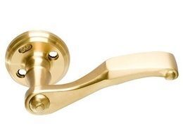 DOOR HANDLE ASSA 1927 BRASS (with spring)