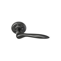 DOOR HANDLE ASSA 1956 MS/BROWN-OXIDISED (with spring)