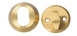 CYLINDER ESCUTCHEON SET ASSA 256 BRASS