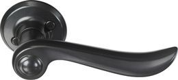 DOOR HANDLE ASSA 6638 MS/BROWN-OXIDISED (with spring)