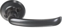 DOOR HANDLE ASSA 6640 MS/BROWN-OXIDISED (with spring)