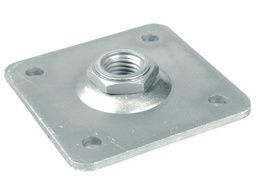 MOUNTING BASE FOR GATE HINGES IBFM M20 100x100x5