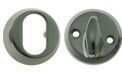 CYLINDER ESCUTCHEON SET AN 256 13mm BRASS/CR