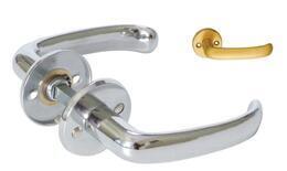 DOOR HANDLE OT 640 ZN/SATIN BRASS