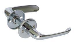 DOOR HANDLE OT 696 SATIN BRASS