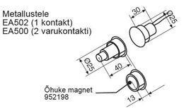 DOOR CONTACT ABLOY EA502 (for metal doors)