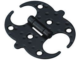 HINGE AMIG 553 125x125x2 MATT BLACK EPOXY