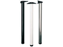 TABLE LEG AMIG 2 870x60mm CHROME PLATED (6537)