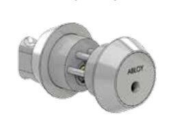 CYLINDER ABLOY CY204U NOVEL SATIN BRASS