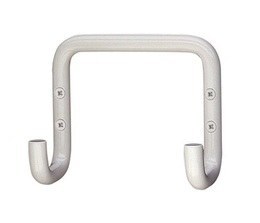 COAT HOOK ABLOY PRESTO 938 ALUMINIUM/WHITE