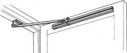 FIX 270 UKSEFIKSAATOR 800-1100 mm avatud ukse fikseerimiseks 90´ all