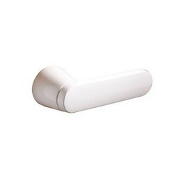 DOOR HANDLE ABLOY DOMUS 12 MS/WHITE (spring loaded, 55-80mm doors)