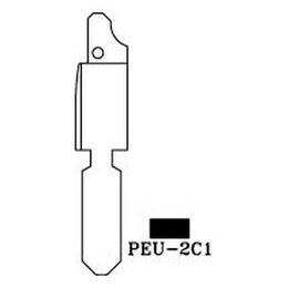 PEUGEOT CAR KEY BLANK BLADE