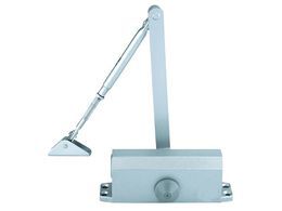 DOOR CLOSER HEAD DC60 SILVER, FOR INNER DOORS UP TO 60kg