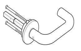 OVENPAINIKE ABLOY 3-19/0321 RUOSTUMATON TERÄS