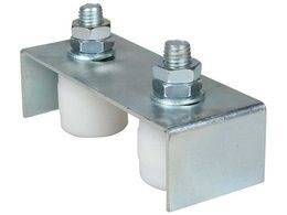 SLIDING GATE ADJUSTABLE ROLLER GUIDE IBFM 467-2 WITH TWO ROLLERS