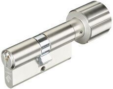 EURO PROFILE CYLINDER  PFAFFENHAIN WITH THUMBTURN 30-30 C30 SATIN BRASS