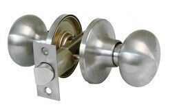 DOOR KNOBSET AMIG 621 PASSAGE, STAINLESS STEEL