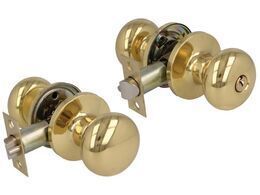 DOOR KNOBSET AMIG 623 HOTEL, BRASS PLATED