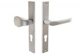 HANDLE WITH PULL SATIN CHROME 240x32mm